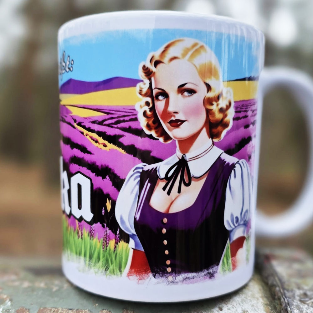 Tasse Erika Marsch-Lied Text und das heißt - Soldaten Becher#47093