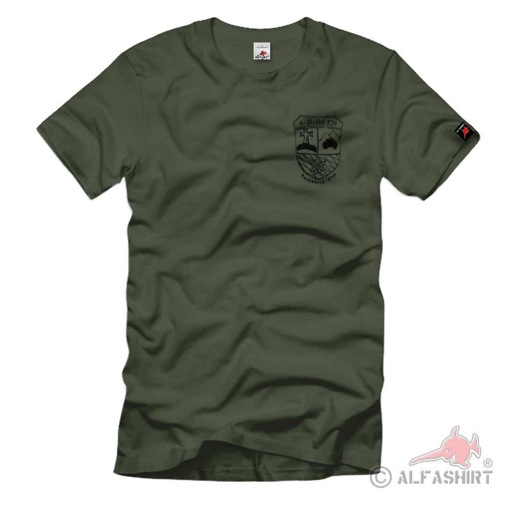 4 PzBtl 224 Panzerbataillon 224 Landsberg Lech Bundeswehr Panzer T-Shirt #40504