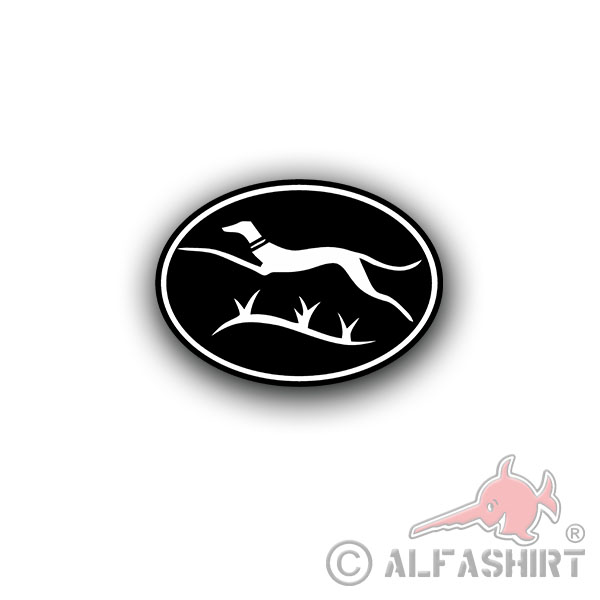 Sticker Greyhound Division 116 Pz Div Panzer Logo 13x9cm # A4425
