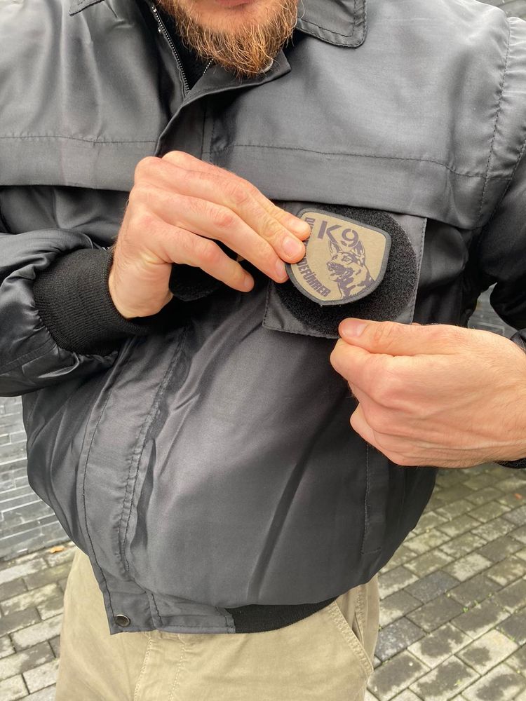 Security Jacke Sicherheitsdienst Türsteher Wachdienst Objektschutz Hundeführer Schnittfest #35722