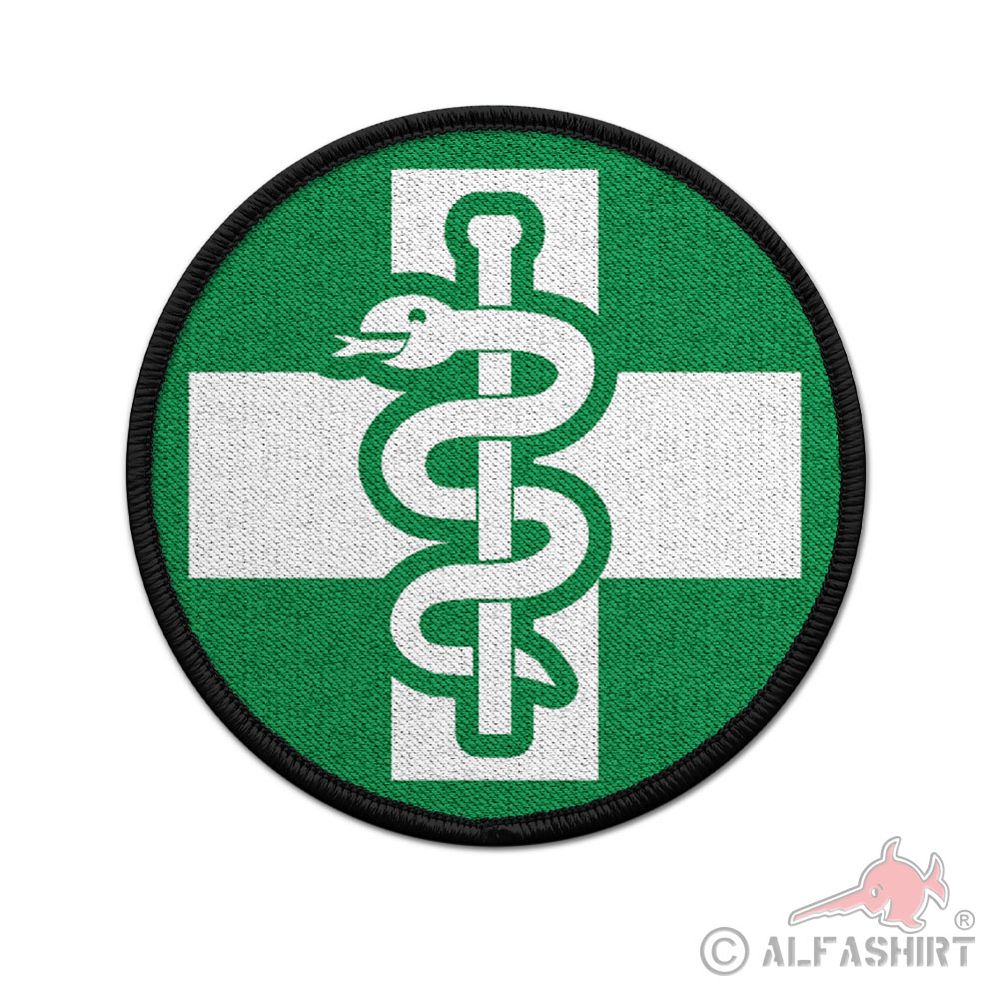 Patch Sanitäter Ersthelfer San Arzt Aufnäher Kreuz Ärztin Pfleger #36623