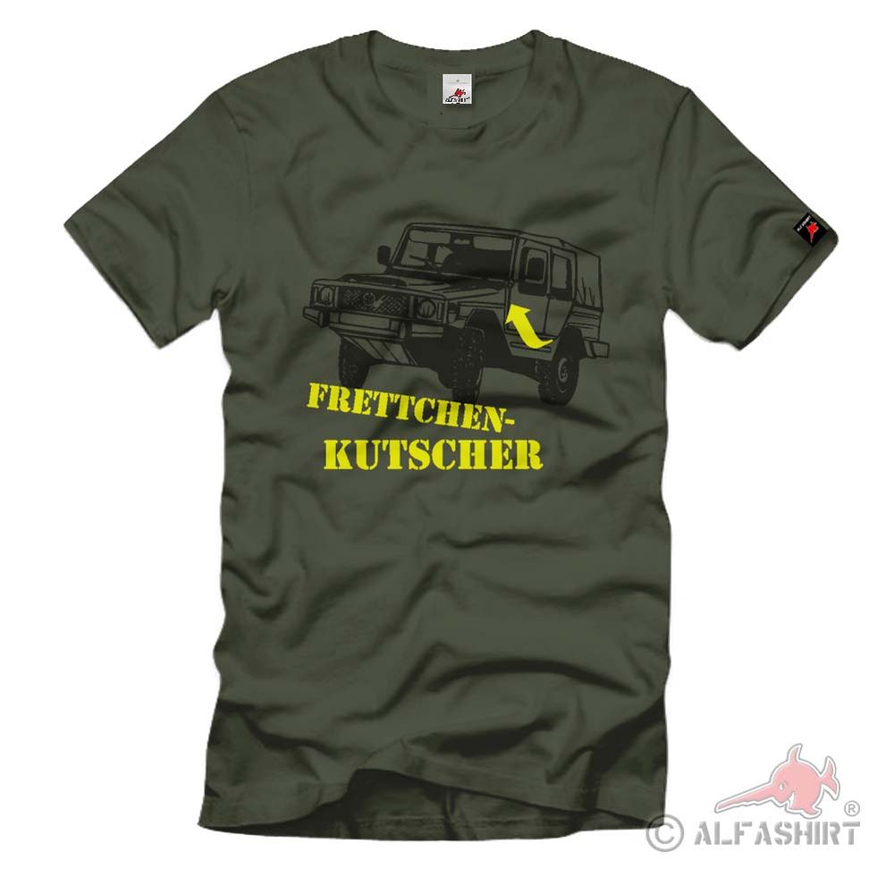 Frettchen Kutscher Iltis Typ 183 Militärfahrzeug Bundeswehr T Shirt #265