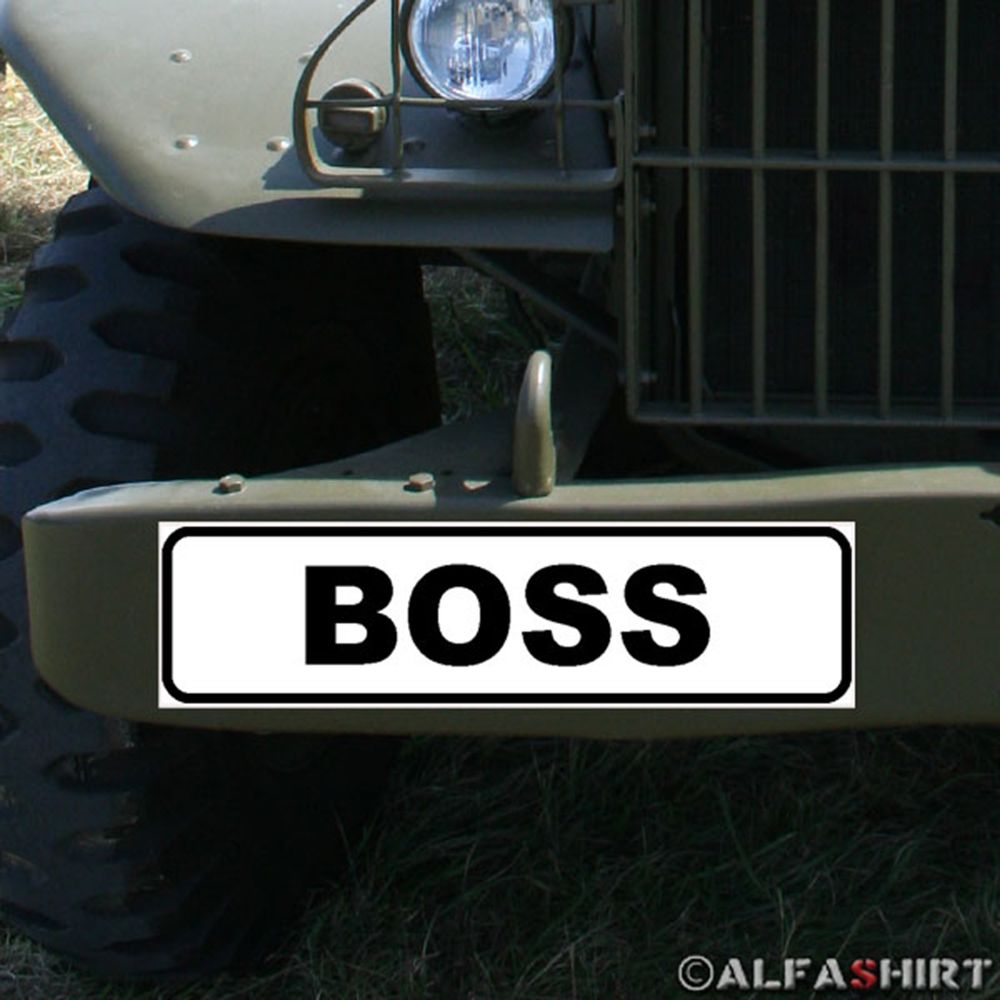 Magnetic sign Boss boss employer vehicle Bundeswehr company Club # A328