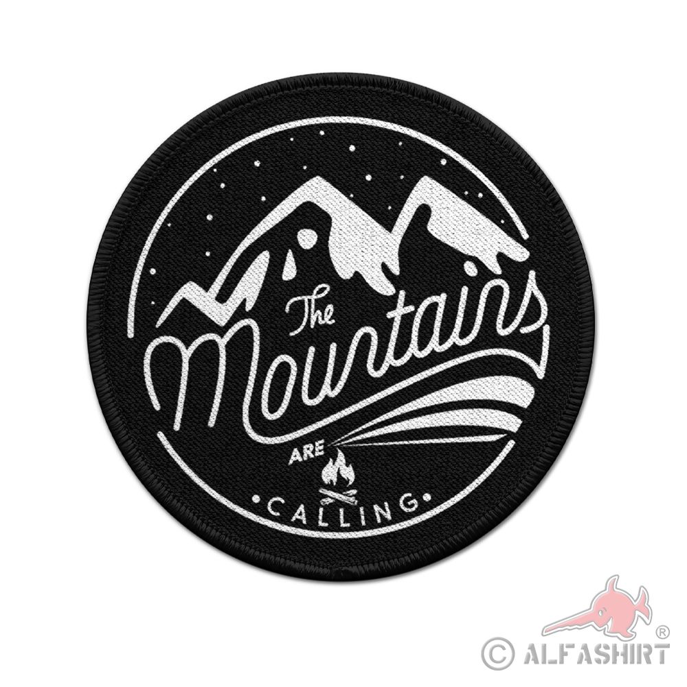 Patch The Mountains Berge Rufen Wandern Alpen Gebrige Prepper Survival #36859