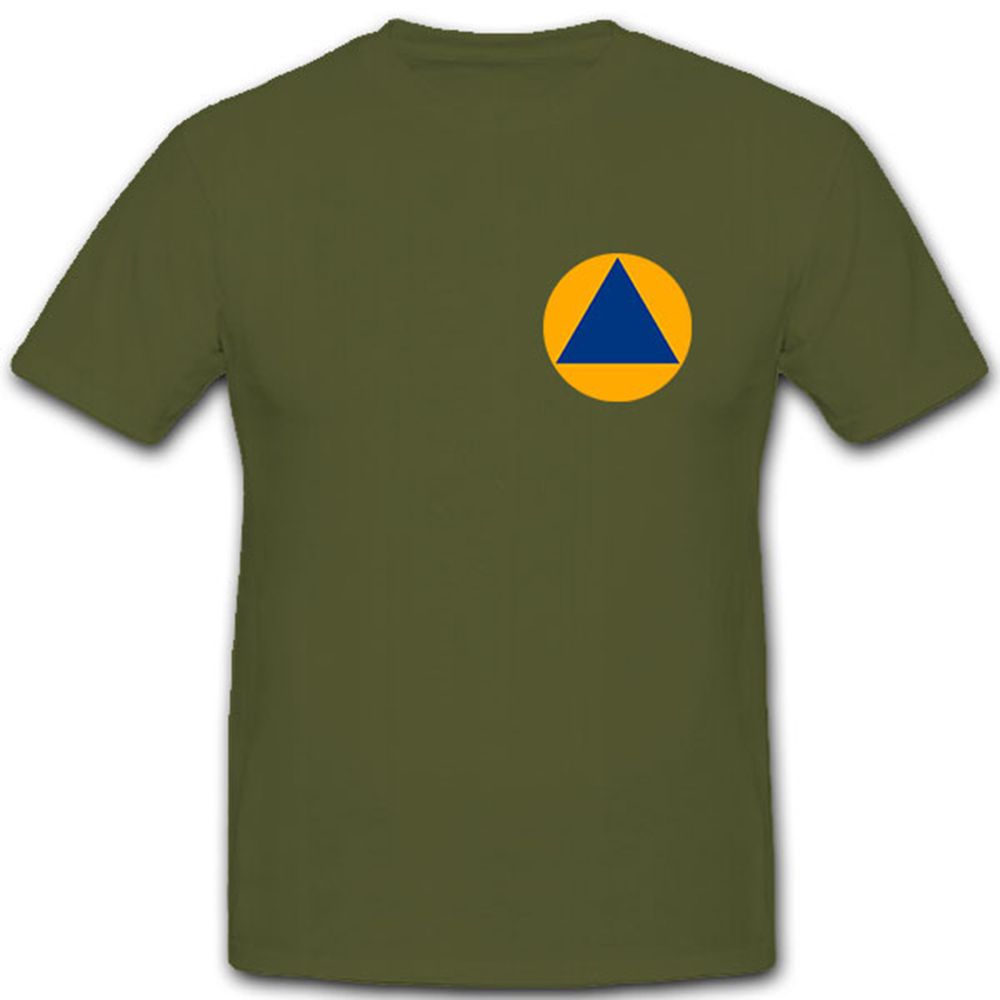 Das internationale Schutzzeichen des Zivilschutzes- T Shirt #5999