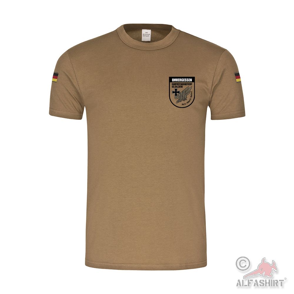 Bw Tropenshirt Karfreitagsgefecht UNVERGESSEN Fallschirmjäger Veteran #45645