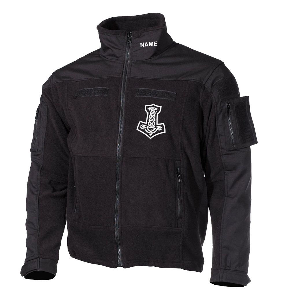 Fleecejacke Mjölnir Thors Hammer Wikinger Nordische Mythologie #46948