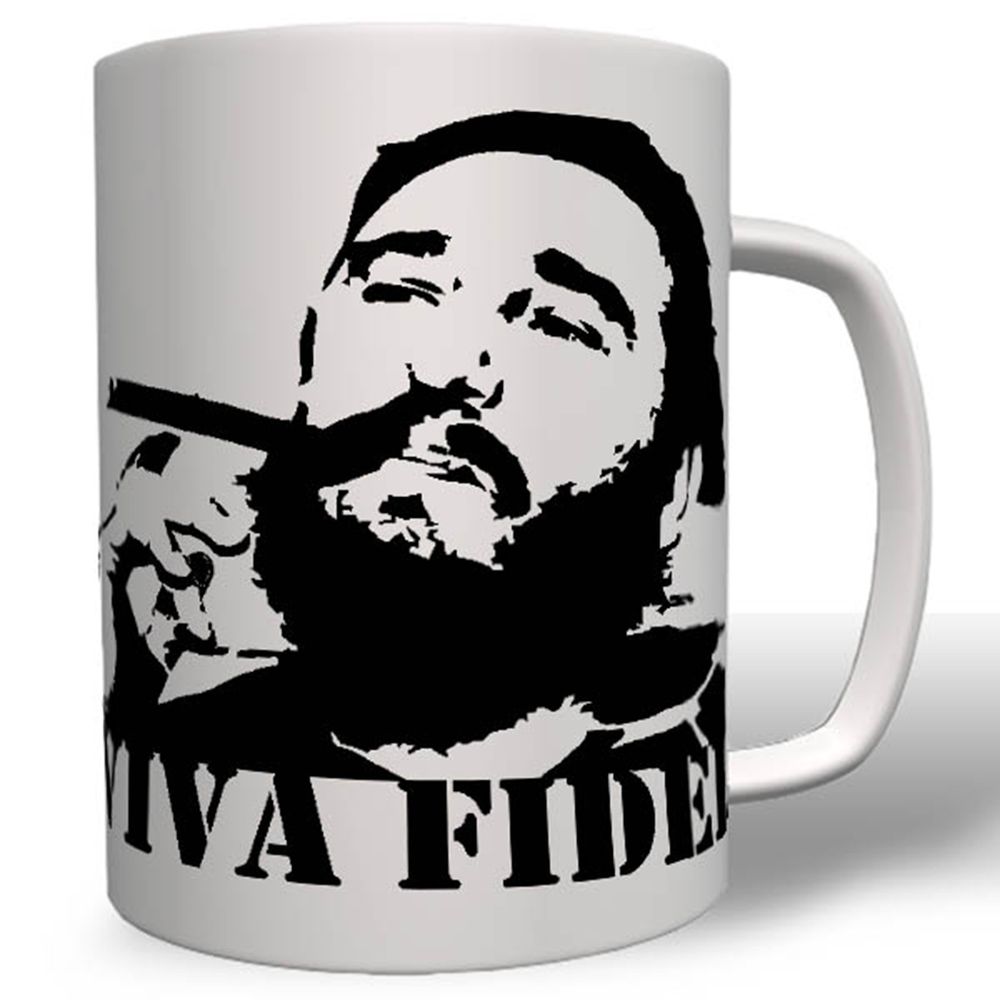 Viva Fidel Alejandro Castro Ruz Cuba Revolution Chief Head of Government Mug # 16748
