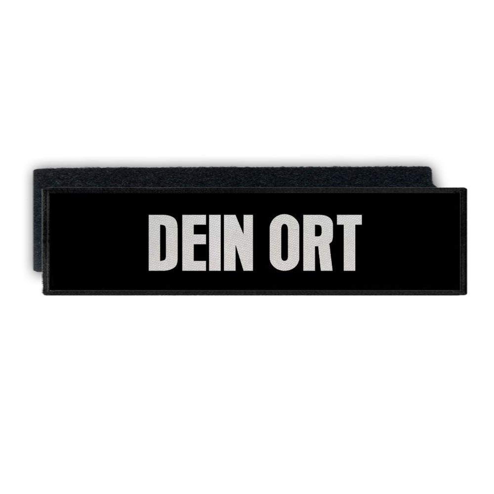 Back patch personalized black white Customize uniform #41540