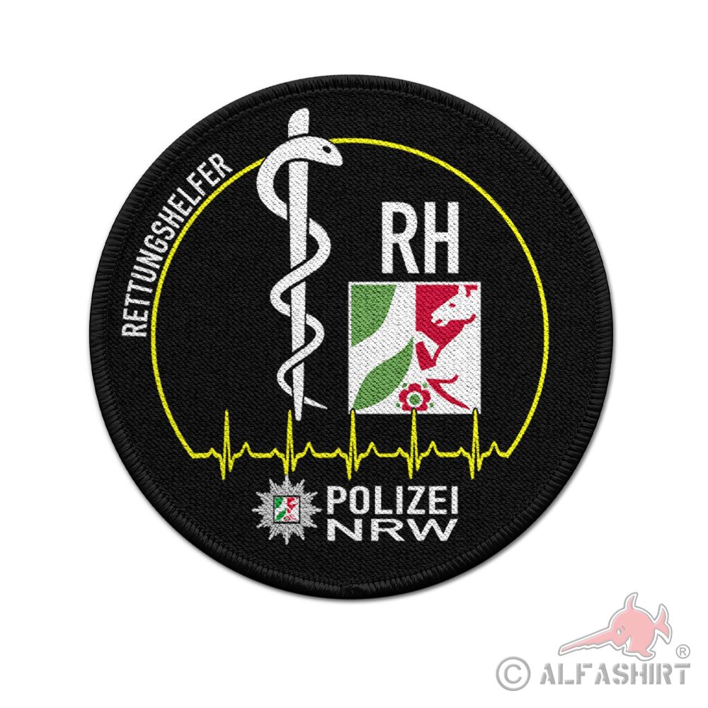 9cm patch rescue workers police NRW RH rescue service ambulance #41861