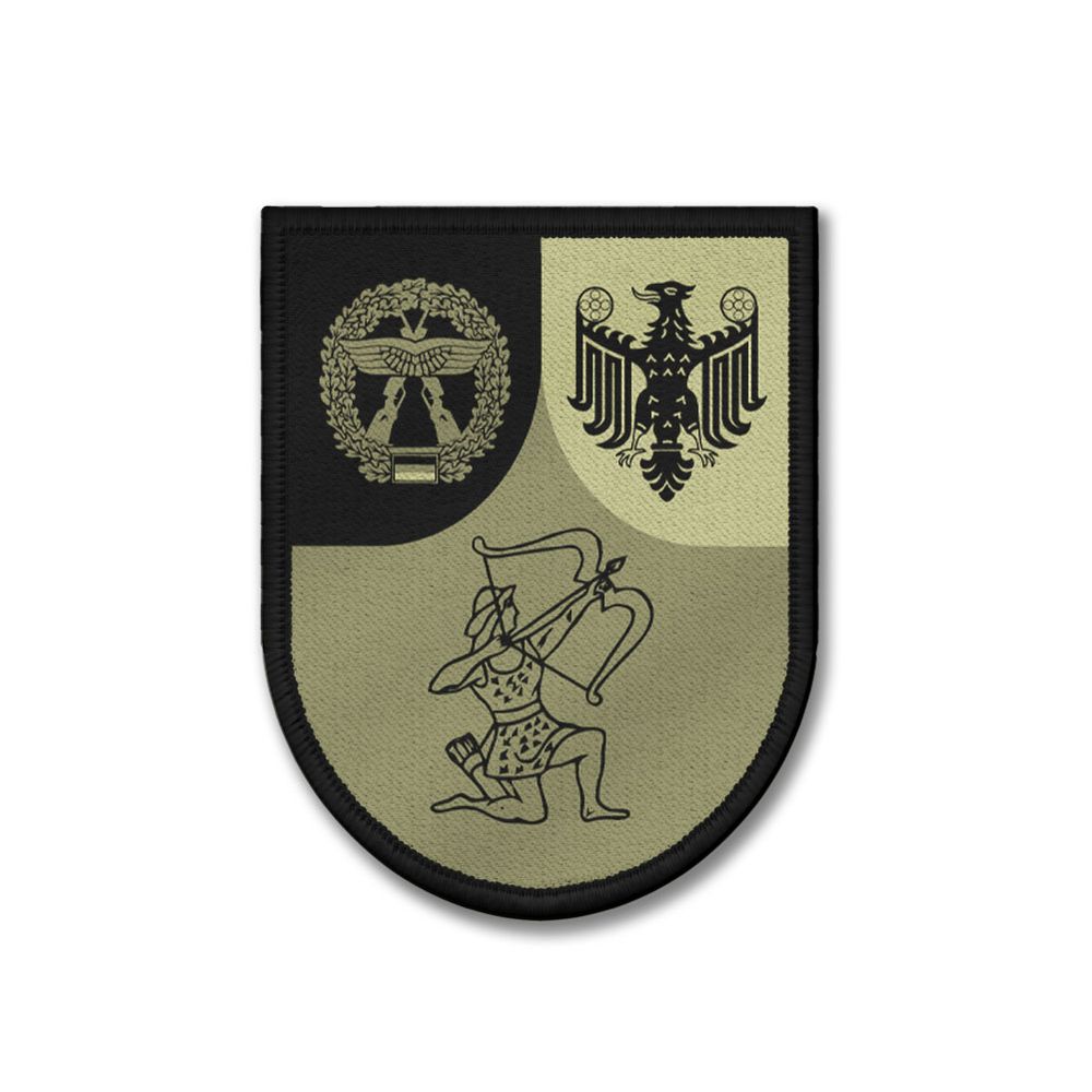 Patch 9x7cm 6. Luftwaffenausbildungsregiment 1 LwAusbRgt LW Oliv#47277