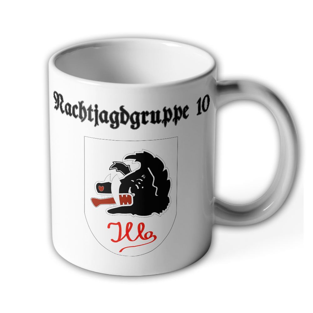 Tasse Nachtjagdgruppe 10 Deutsche Luftwaffe 1945 NJGr Gruppe ILLE Wappen#35896