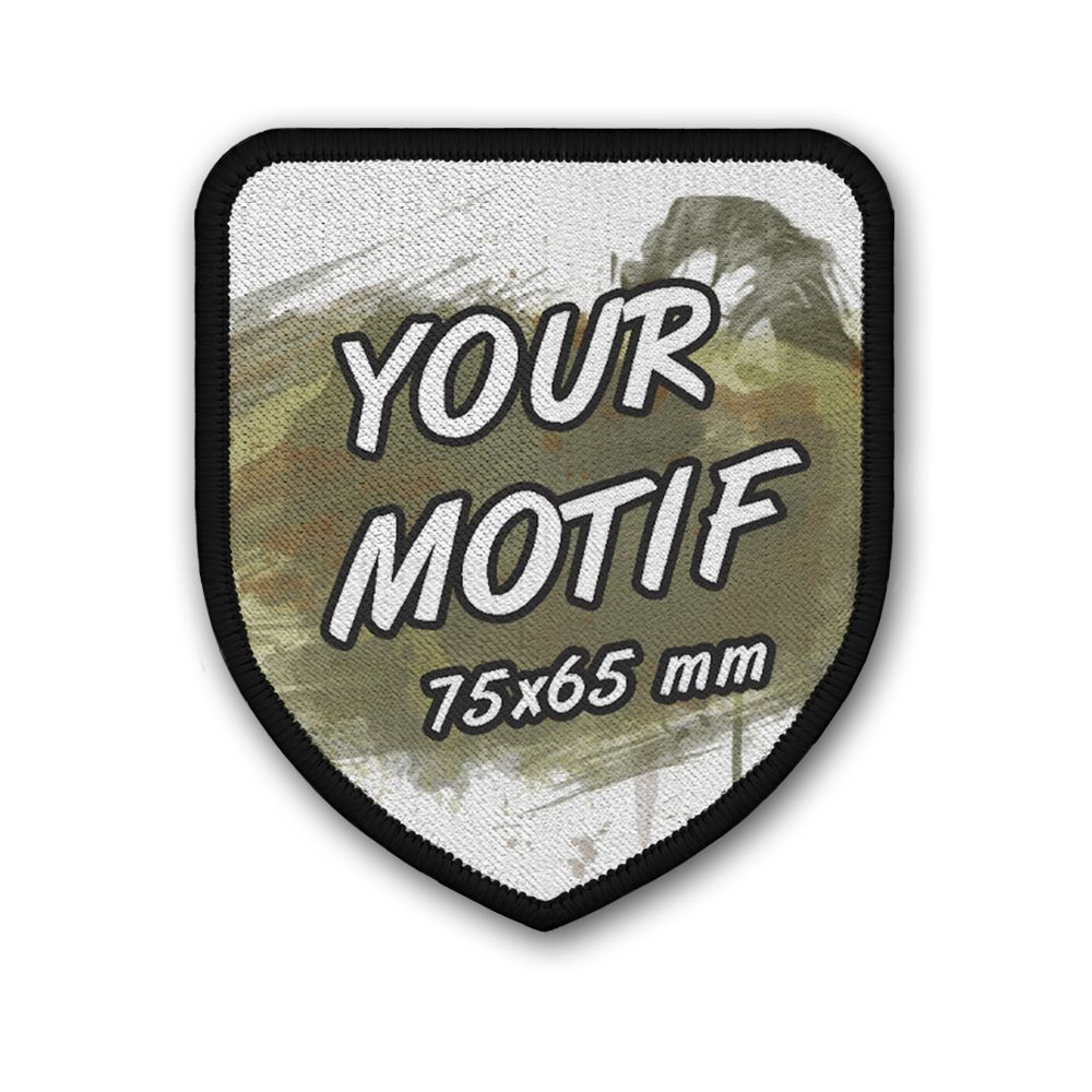 Patch mit deinem Motiv 7,5x6,5cm personalisiert #31923