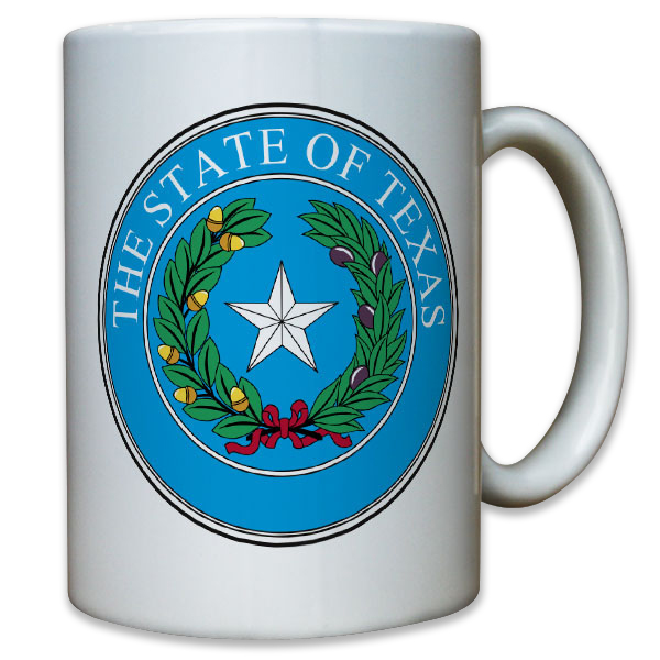 The State of TEXAS Bundesstaat Wappen Abzeichen Vereinigten - Tasse #10395 T