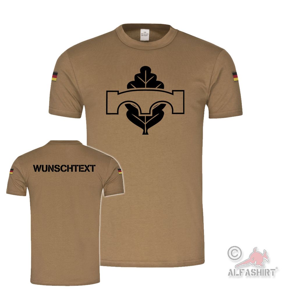 BW Tropenshirt personalisierbar Pioniere Pioniertruppe Abzeichen Brücke #46119