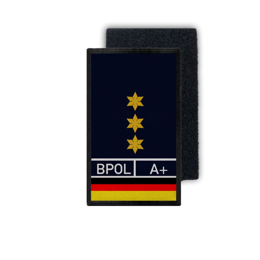 Police Director Patch PD PDin Service Service Uniform Badge Rank 9.8x6cm # 31663