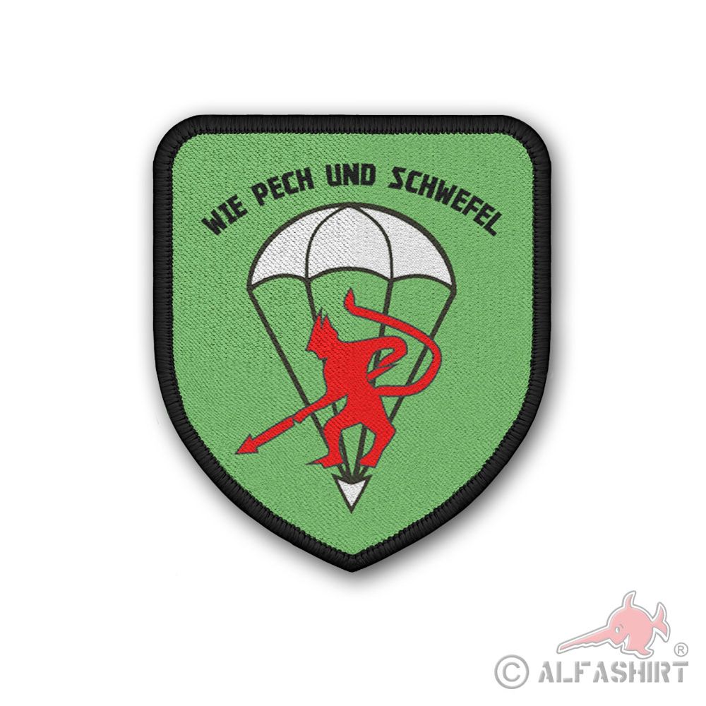 Patch FschJgBtl 261 Fallschirmjägerbataillon Roter Teufel #43461