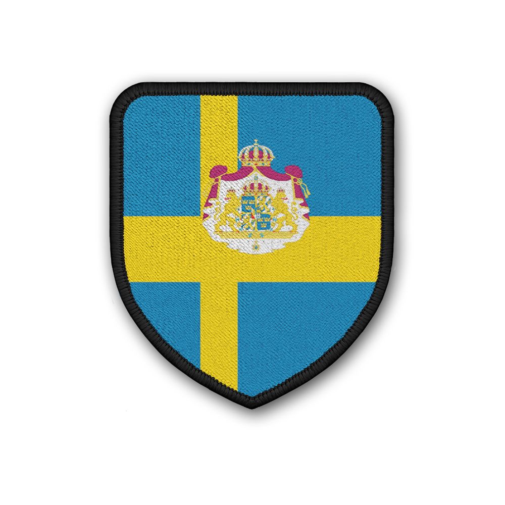 Patch Landeswappenpatch Schweden Stockholm König Carl Gustaf Löwe Fahne #21966