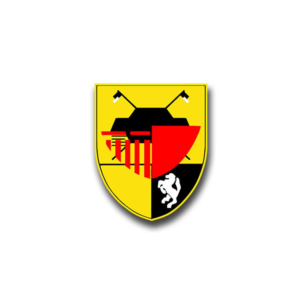 Sticker Pz. Btl 7 reconnaissance battalion coat of arms emblem 6x7cm A869