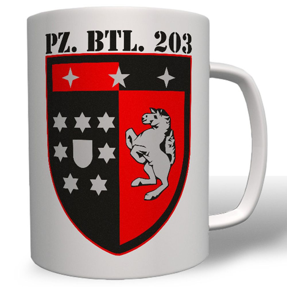 Pzbtl203 Bundeswehr Wappen Abzeichen Emblem Panzerbataillon 203 - Tasse #3799