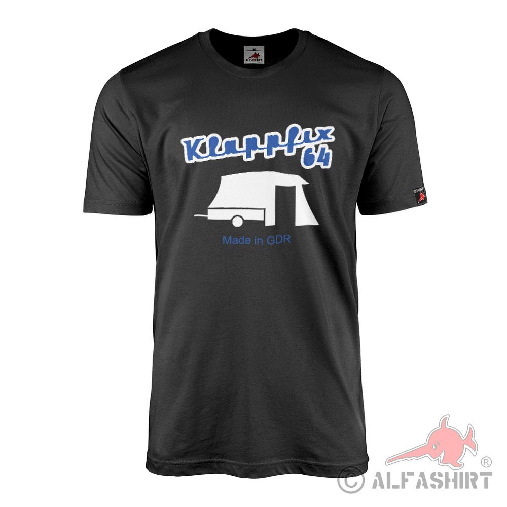 Klappfix 64 DDR Camptourist Camping Zelt Anhänger Klappbar Camper T-Shirt#44144