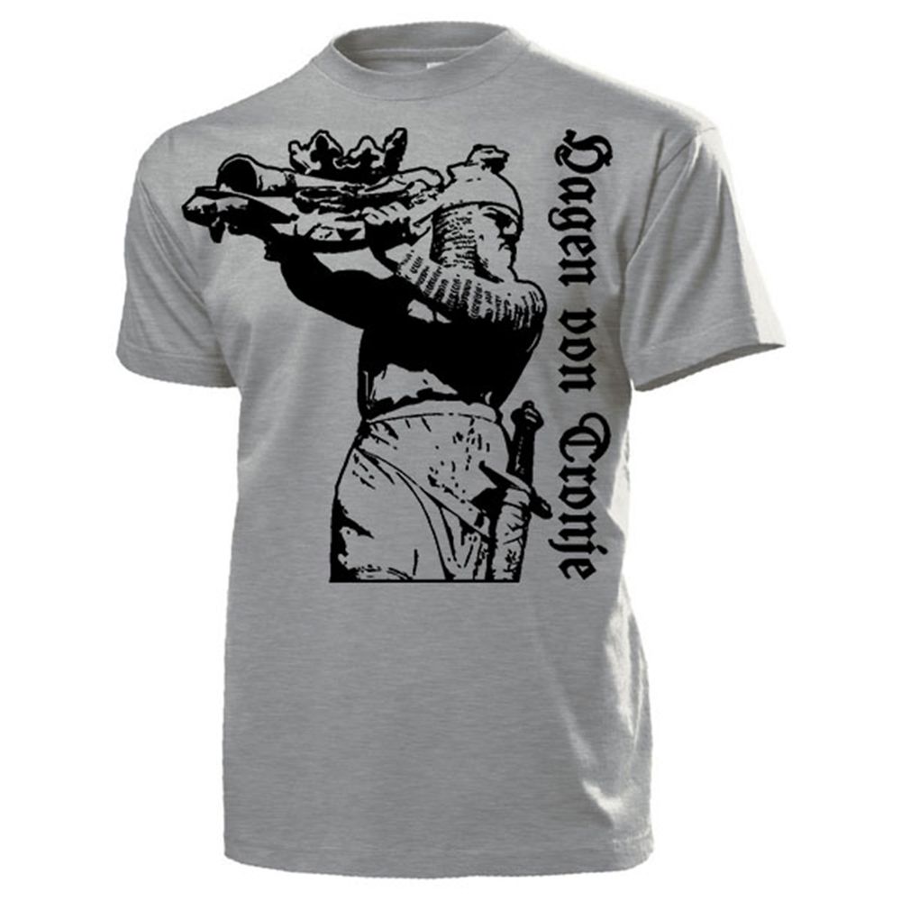 Hagen von Tronje Schatz der Nibelungen Rhein Gold Denkmal - T Shirt #14156