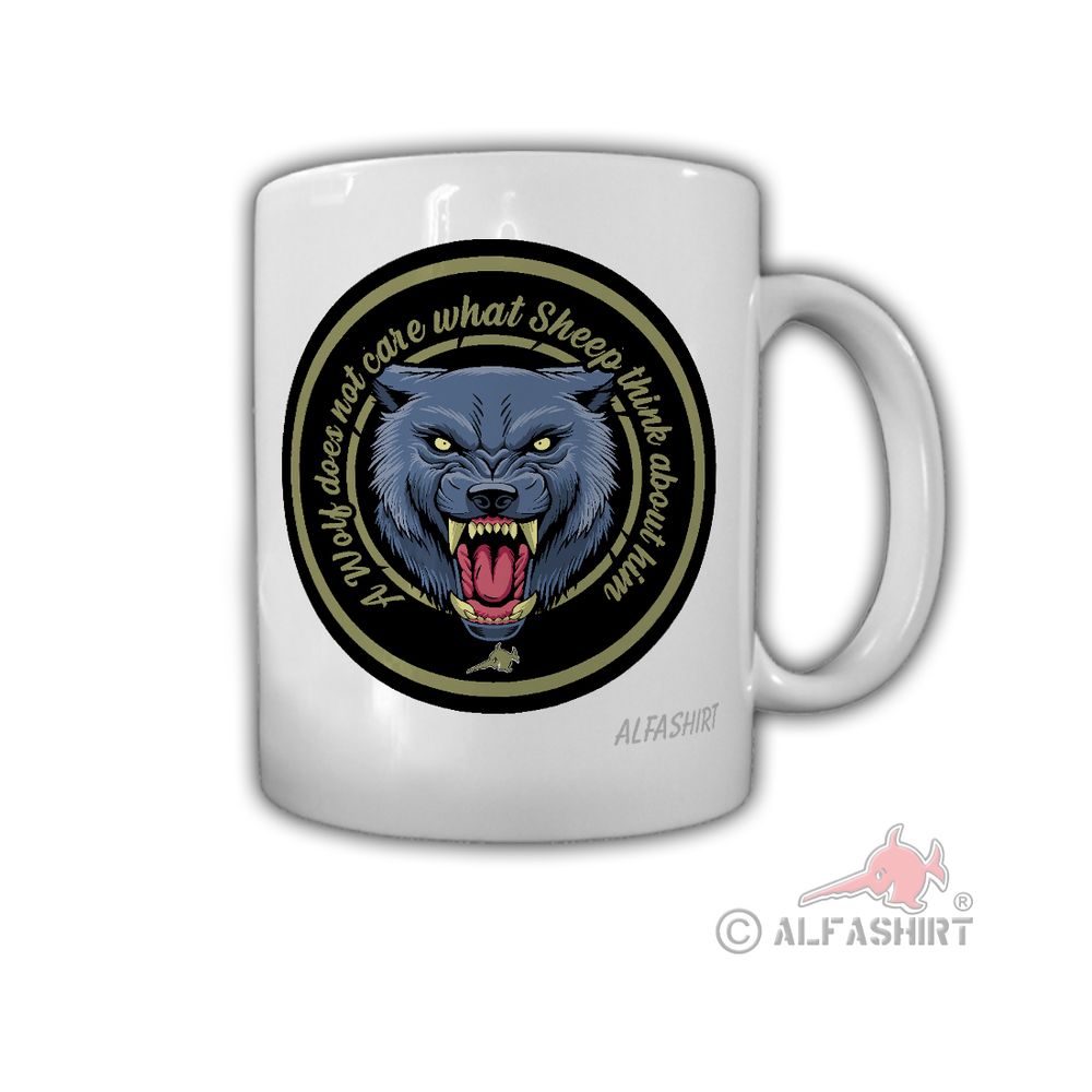 Mug A Wolf Does not Care What Sheep Thinks About Him # 32055