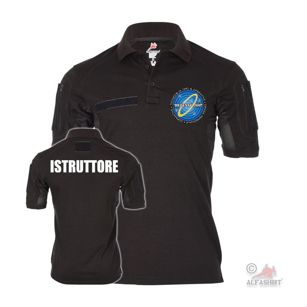 Tactical Polo ISTRUTTORE Krav Maga Trainer Instructor School Martial Arts #39275