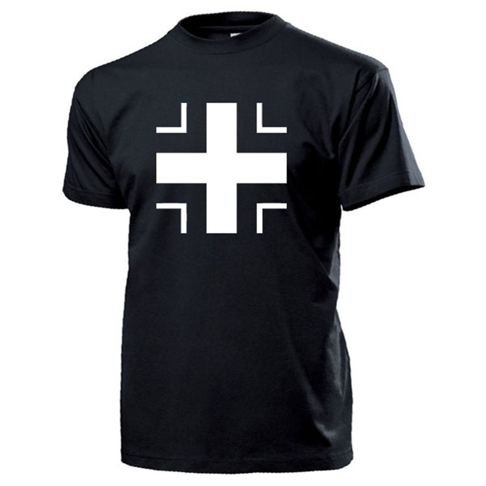 Weißes Balkenkreuz Wh Hoheitsabzeichen Panzer Kennung Luftwaffe - T Shirt #13385