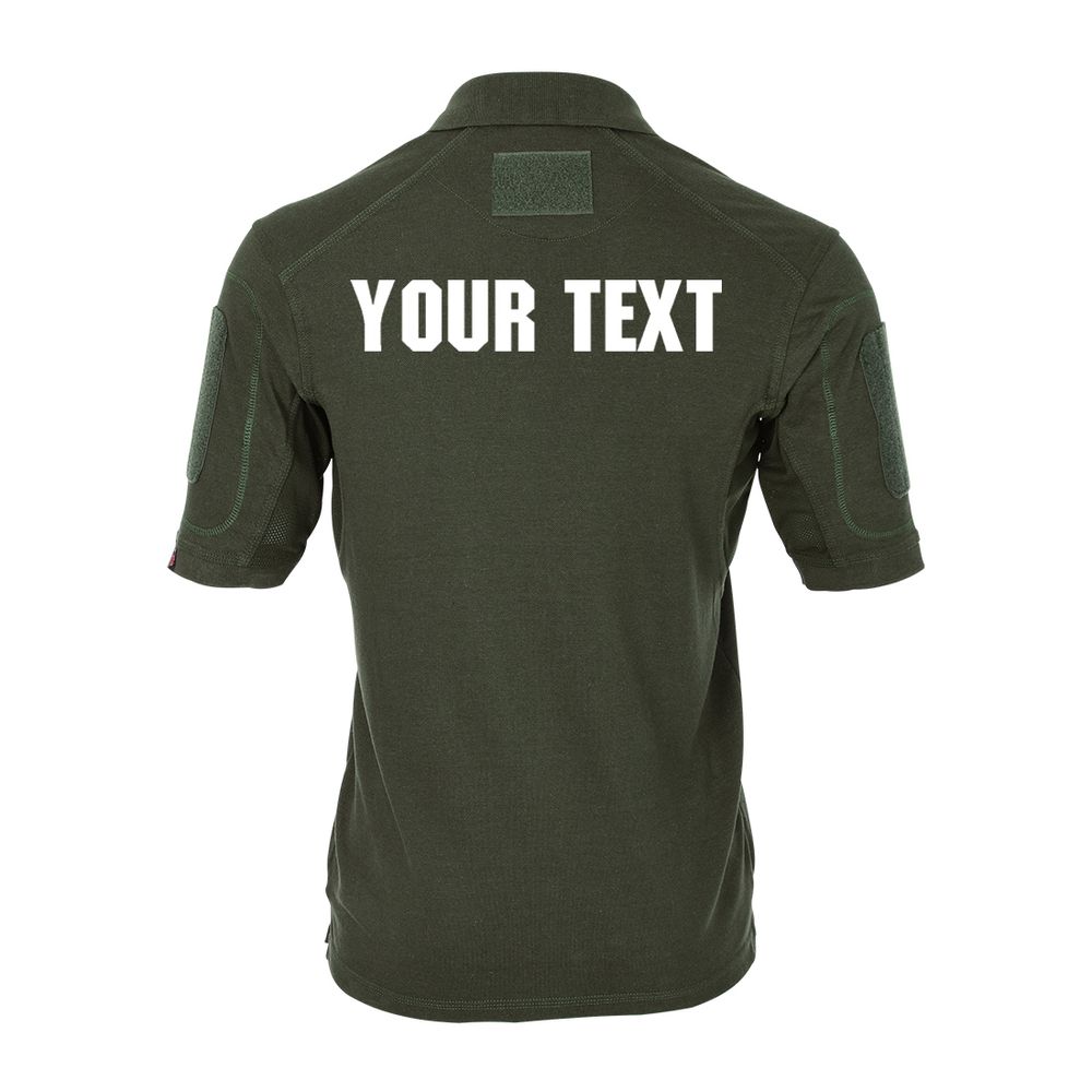 Your Text Tactical Polo personalized customized individual special unit #36503