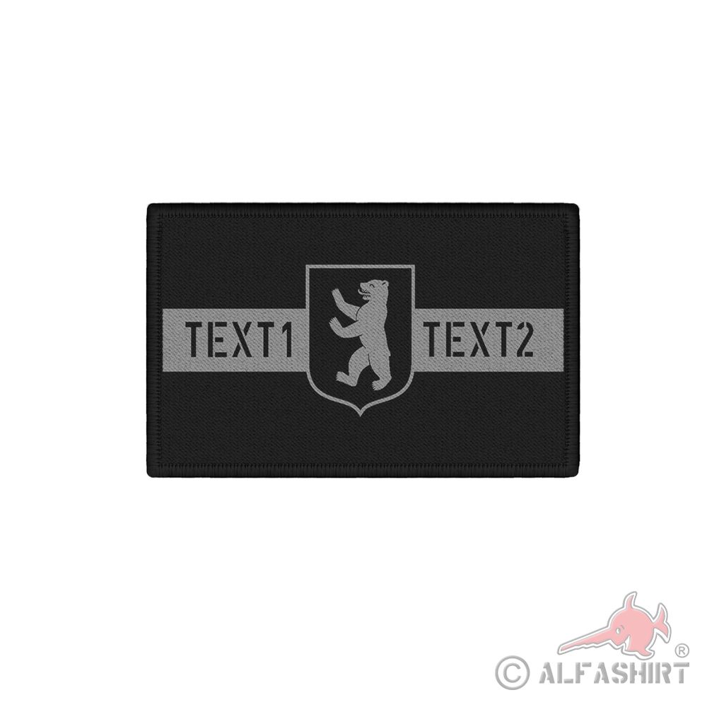 Patch personalisierbar Berlin Bundespolizei Bund Polizei Polizeidienst Dienst #42115