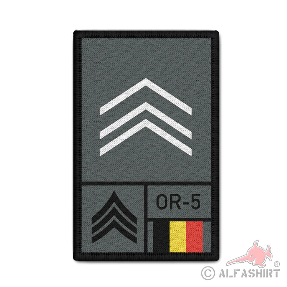 Rank Patch Sergent Sergeant Armée Belgisch leger #44224