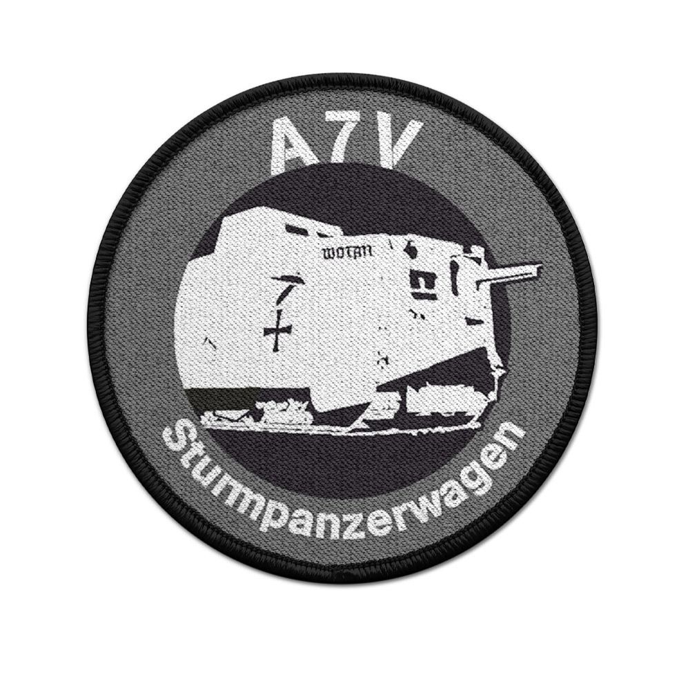 Patch A7V Panzer Sturmpanzerwagen Wotan Tank Abzeichen Besatzung Aufnäher #23240