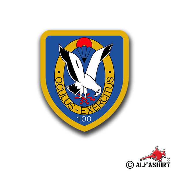 Sticker Fernspähkompanie 100 FeSpähKp Fernspäher Coat of Arms 6x7cm A724