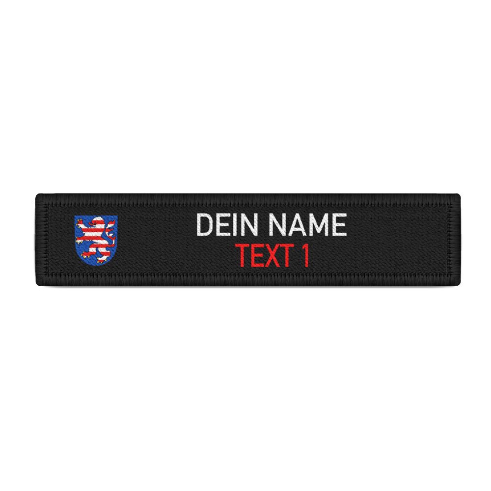 Namenspatch personalisiert Hessen Wappen Bundesland #41663