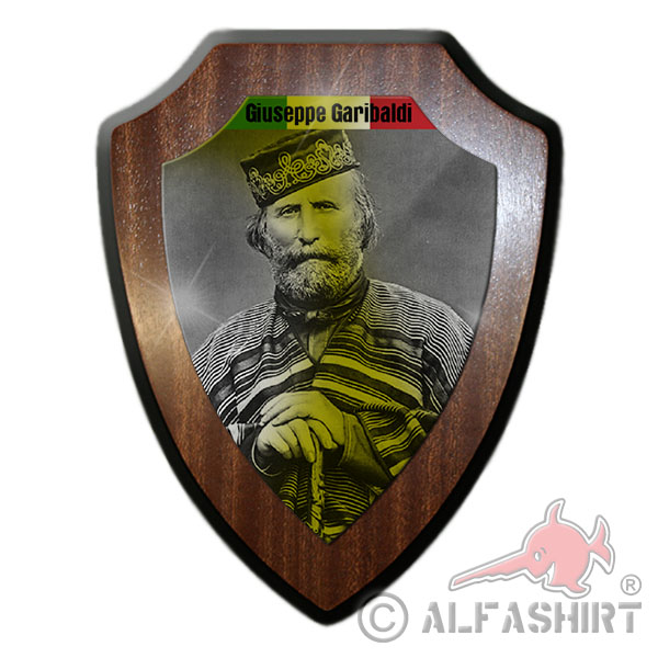 Giuseppe Garibaldi italienischer Guerillakämpfer Italien Wappenschild #17771