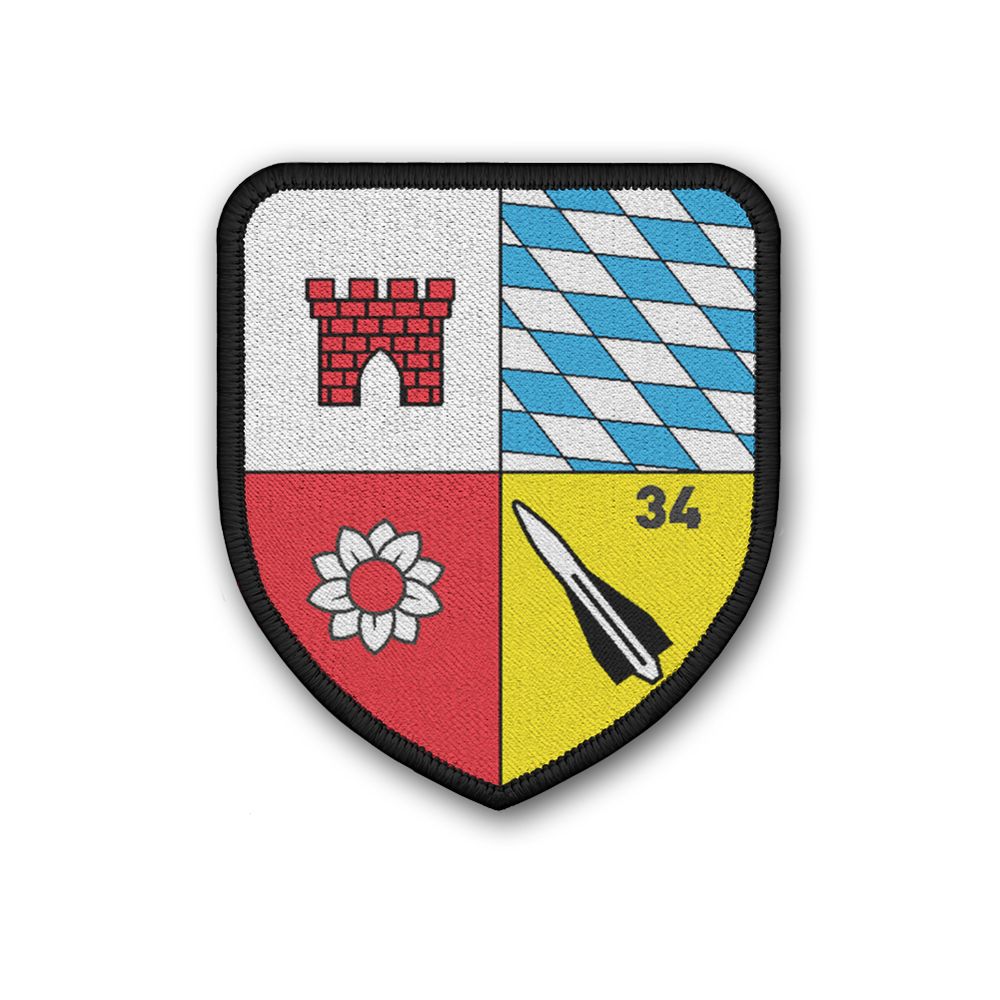 Patch FlaRak Btl 34 Hawk Bundeswehr Flugabwehr Rakete Deutschland Militär #36155