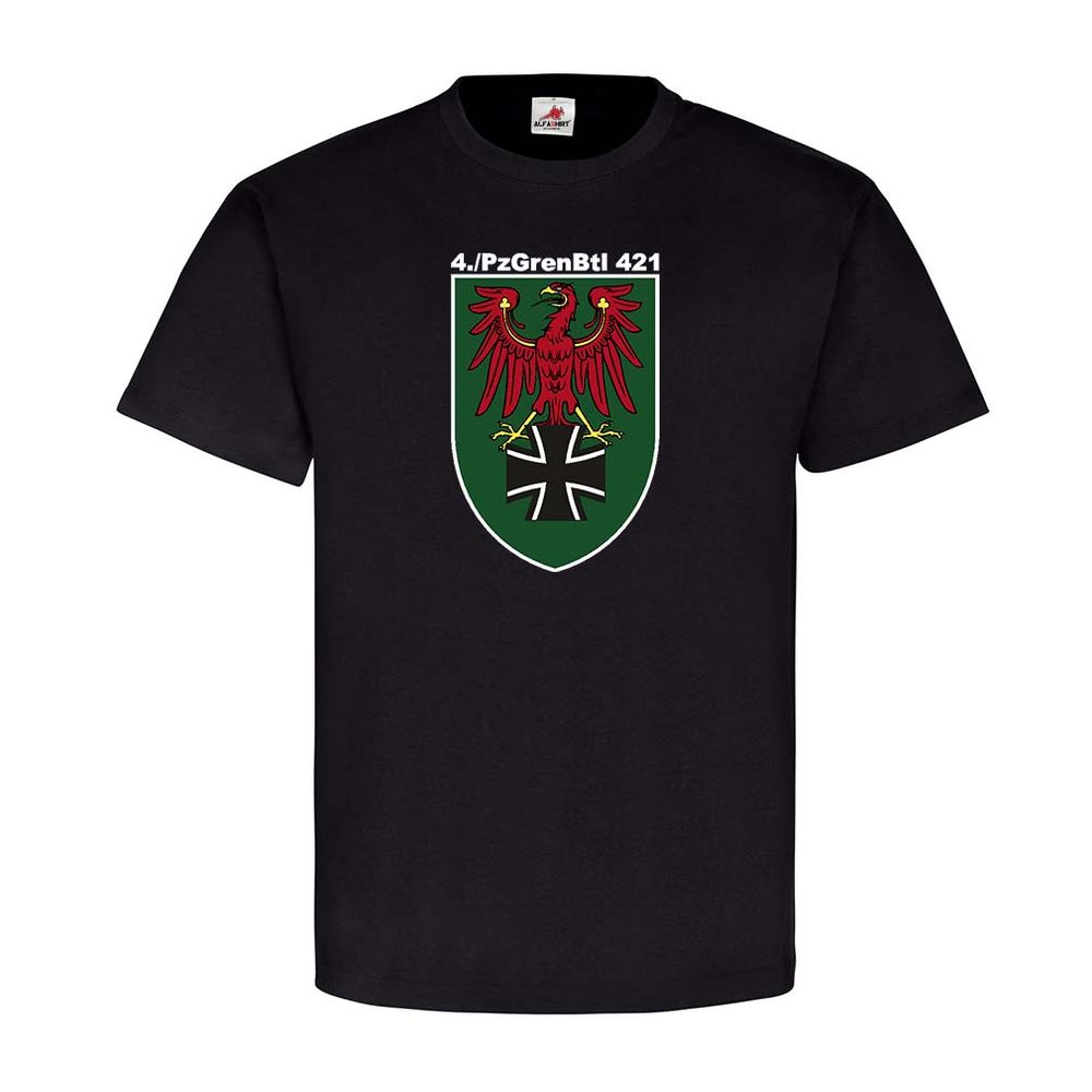 PzGrenBtl 421 TYP2 Panzergrenadier Militär Bundeswehr Emblem T Shirt #25273