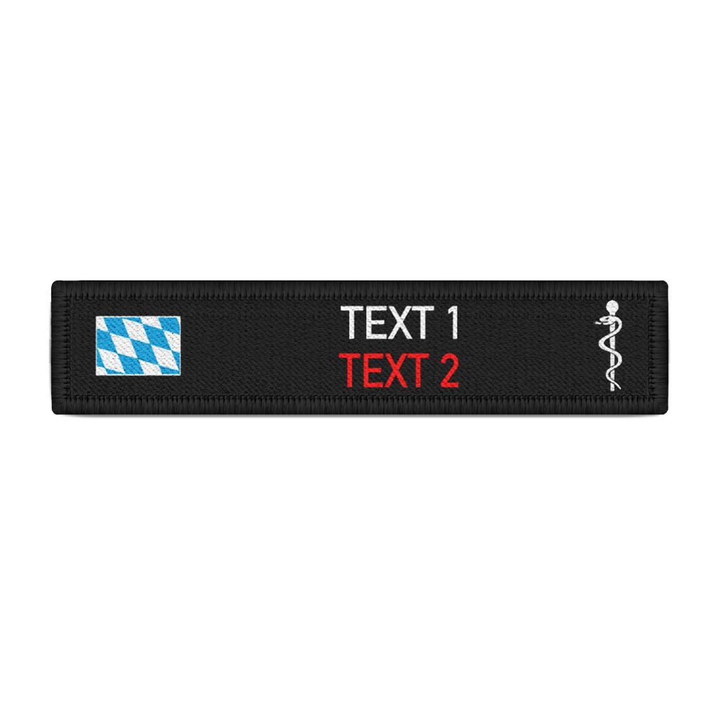 Namenspatch personalisiert Bayern Bavaria BY Bundesland Fahne Flagge #42774