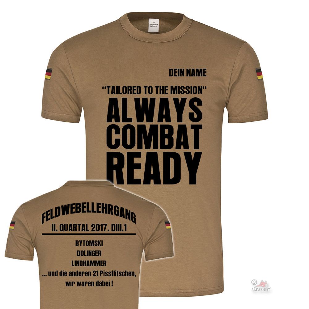 BW Tropen Feldwebellehrgang II Quartal 2017 DIII1 Tailored BW Tropenshirt #22030