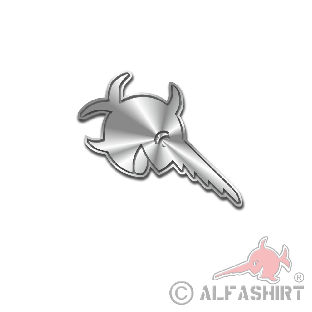 U-Boot 96 silver swordfish sawfish laughing fish model construction 10x8cm # A5837