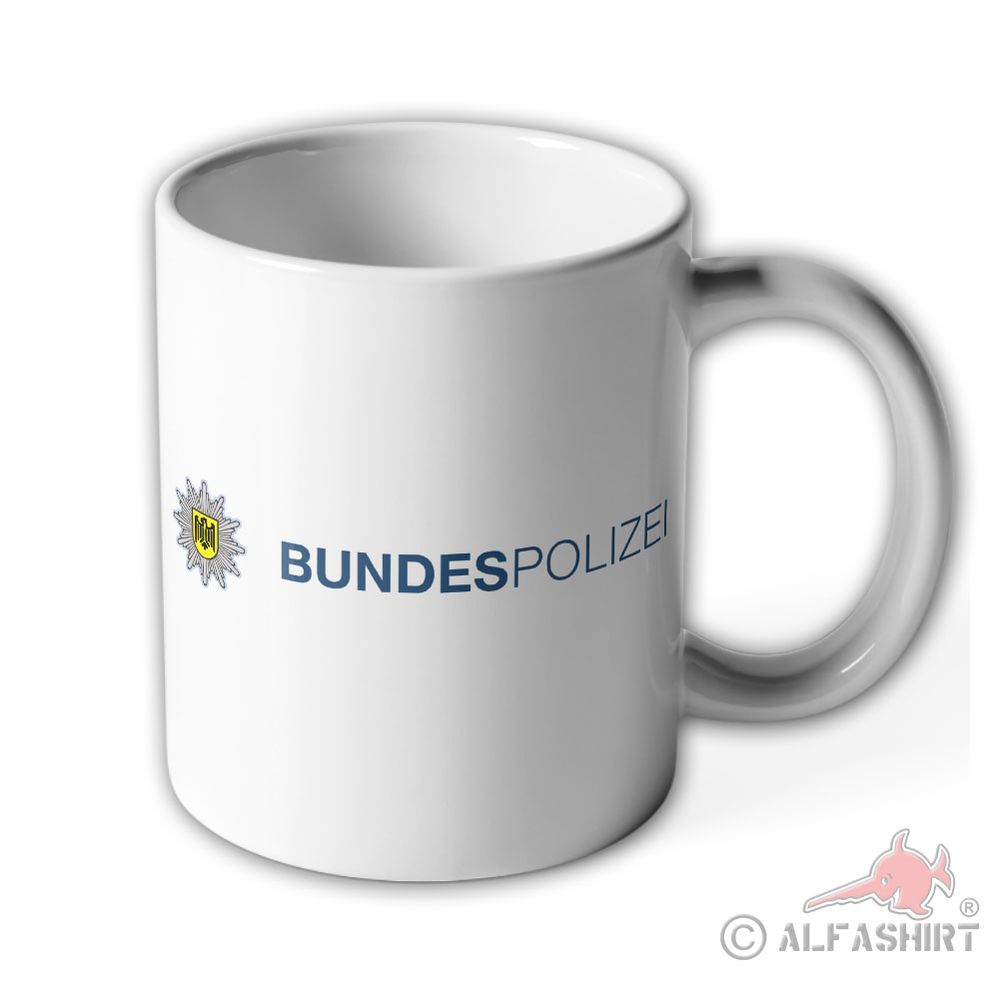 Bundespolizei Typ2 Wappen BPOL Abzeichen Sonderpolizei Bundes Adler Tasse #9791