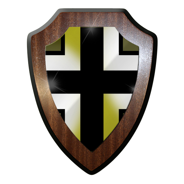 Wappenschild - Schlesien - Balkenkreuz Militär WK 2 #9294
