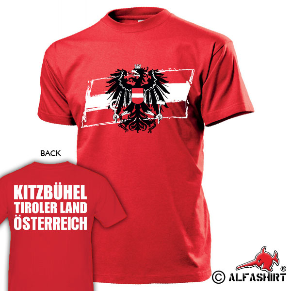 Kitzbühel Tyrolean Country Austria Alps Republic Ostmark Mountains T Shirt # 17395