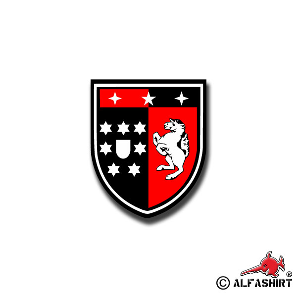 Sticker Pz Btl 203 Panzer Battalion Augustdorf Army Coat of Arms 6x7cm A853