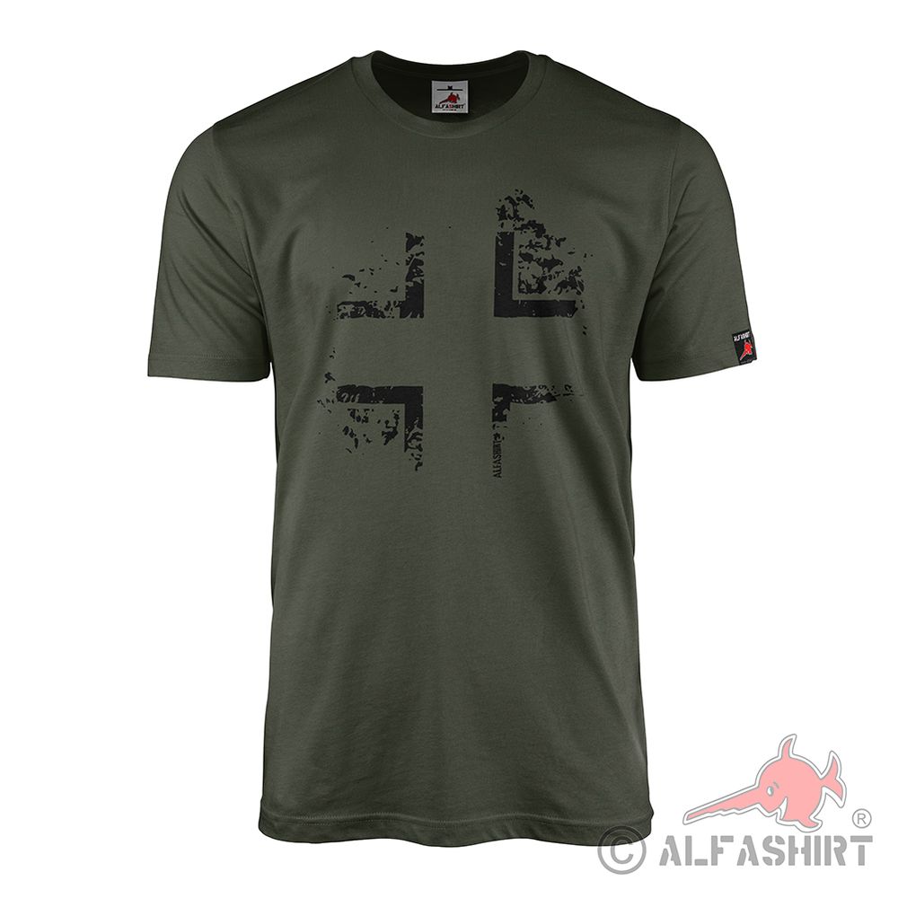 Wh Balkenkreuz Kreuz Symbol Zeichen Panzer Flugzeug Kennung T-Shirt #41820