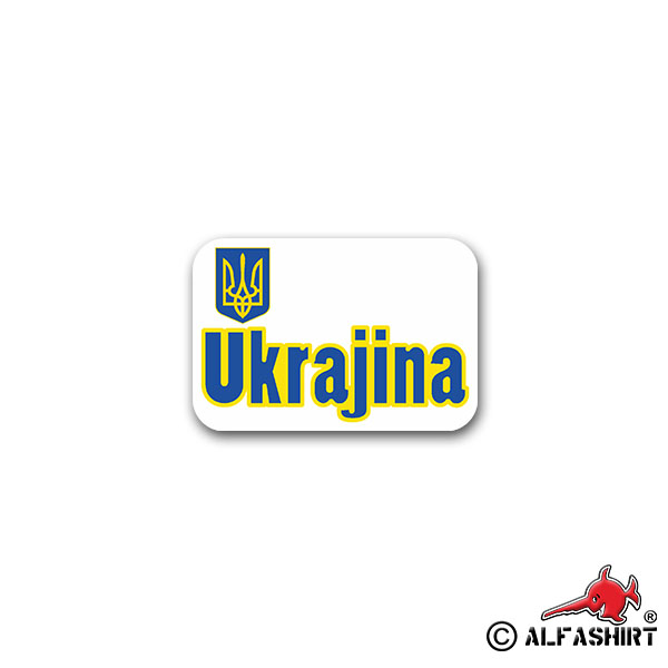 Sticker Ukrajina Freedom for Ukraine Kiev Maidan Stop 6x7cm # A2317