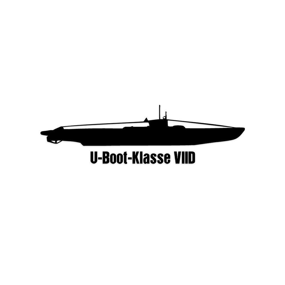 Wandtattoo U-Boot Klasse VIID Minenleger Ankertauminen U213 - U218 Scapa #A6211