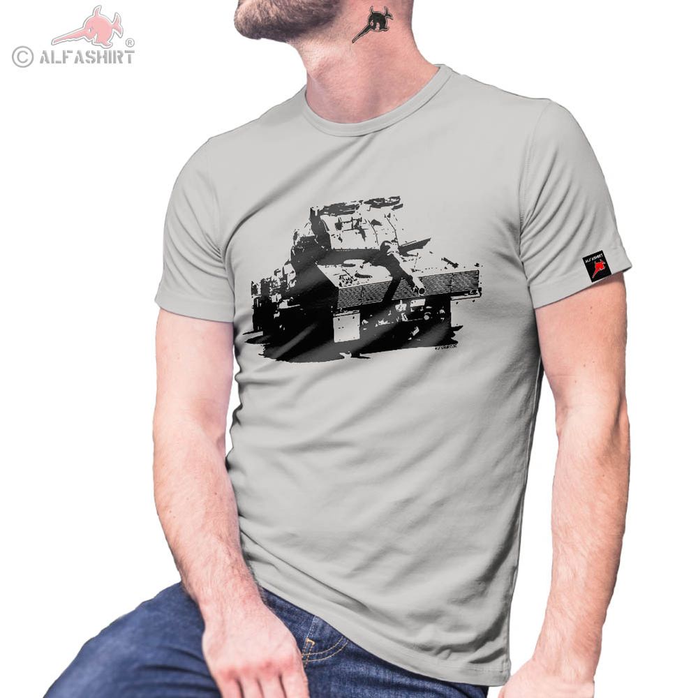 Leopard Transport BW Militär LKW Lastkraftwagen Tarn Army T Shirt #30128