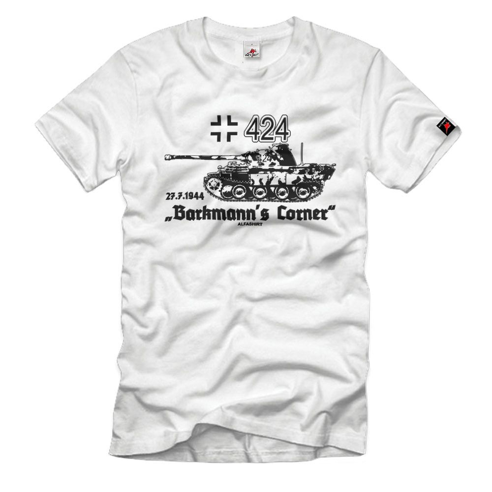 Panther Barkmann's Corner Panzer Ernst Saint-Lô D-Day 424_T-Shirt # 33122
